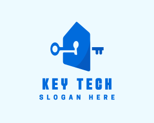 Blue Key House logo design