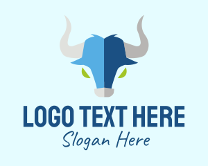 Bull - Taurus Bull Head logo design