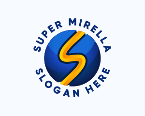 Multimedia - Tech 3d Sphere Letter S logo design