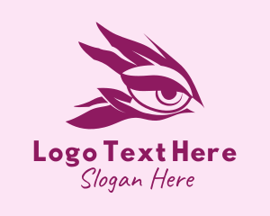 Lash Artist - Eye Bird Makeup logo design