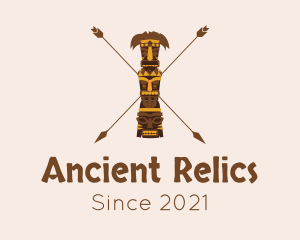 Artifact - Ethnic Totem Pole logo design