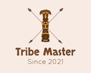 Ethnic Totem Pole  logo design