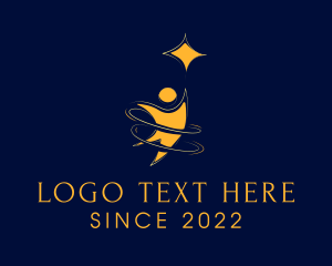 Small Business Make A Wish Logo with Social Media and Business Card Set Custom Logo Design