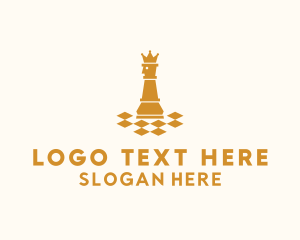 Chess Club - King Chess Piece logo design