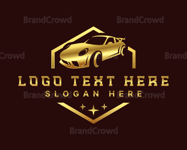 Luxury Car Garage Logo