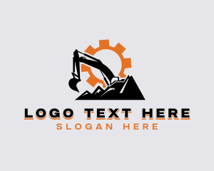 Mining Excavator Contractor Logo