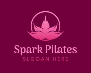 Pink Lotus Petals Logo