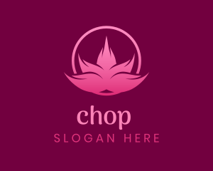 Therapy - Pink Lotus Petals logo design