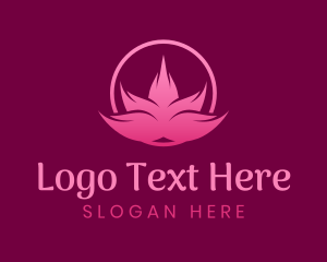 Pink Lotus Petals Logo