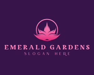 Pink Lotus Petals logo design