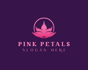 Pink Lotus Petals logo design