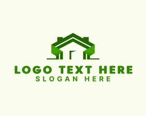 Roof Home Repair logo design