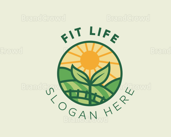 Agriculture Plant Farm Logo
