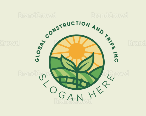 Agriculture Plant Farm Logo