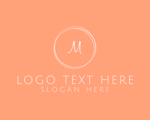 Lettermark - Stylish Feminine Circle Boutique logo design