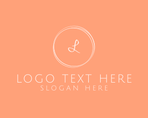 Stylish Feminine Circle Boutique Logo