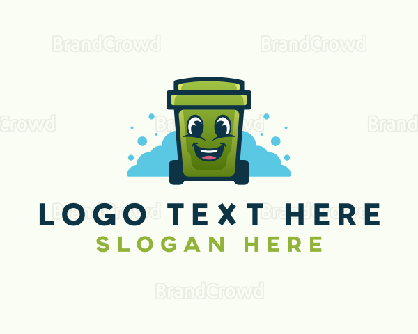 Recycle Trash Bin Logo