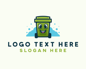 Recycle Trash Bin Logo