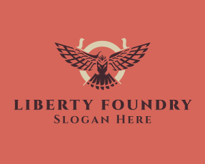 Patriotic - Patriotic Flying Eagle logo design