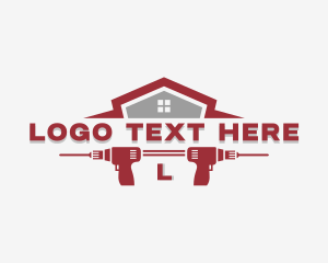 Lettermark - Construction Drill Tool logo design