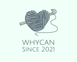 Craftsman - Knitting Heart Yarn logo design