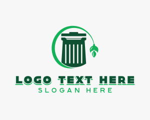 Trash Collection - Trash Waste Disposal logo design