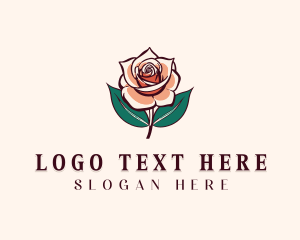 Gardening - Flower Event Rose logo design