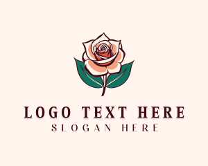 Flower Event Rose Logo