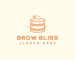 Strawberry Shortcake Pastry logo design