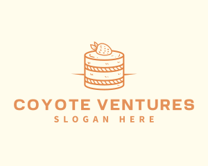 Strawberry Shortcake Pastry logo design