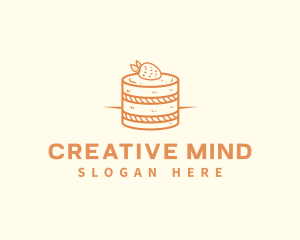 Strawberry Shortcake Pastry logo design