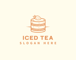 Strawberry Shortcake Pastry logo design