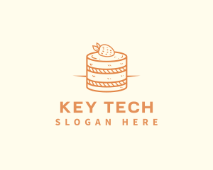 Strawberry Shortcake Pastry logo design