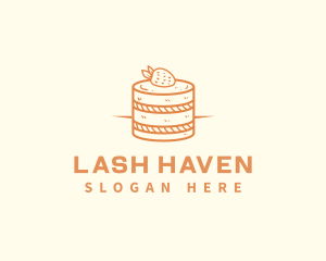 Strawberry Shortcake Pastry logo design