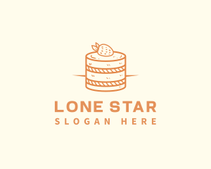 Strawberry Shortcake Pastry logo design