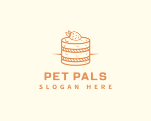 Strawberry Shortcake Pastry logo design