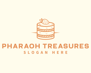 Strawberry Shortcake Pastry logo design