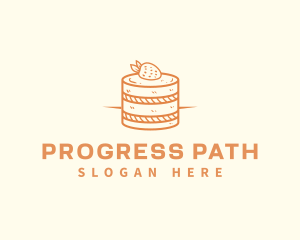 Strawberry Shortcake Pastry logo design