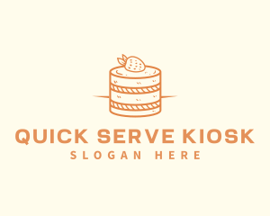 Strawberry Shortcake Pastry logo design