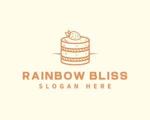 Strawberry Shortcake Pastry logo design