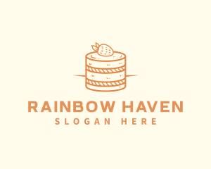 Strawberry Shortcake Pastry logo design