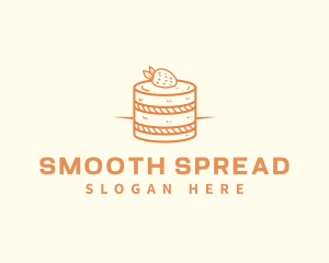 Strawberry Shortcake Pastry logo design