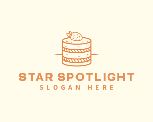 Strawberry Shortcake Pastry logo design