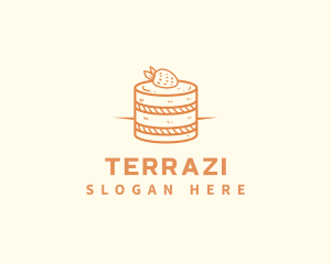 Strawberry Shortcake Pastry logo design