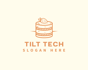 Strawberry Shortcake Pastry logo design