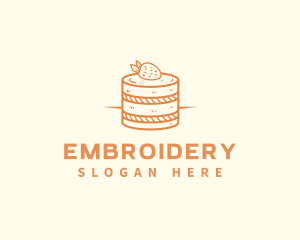 Strawberry Shortcake Pastry logo design