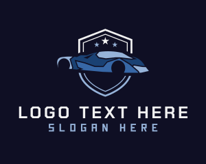 Drag Racing - Supercar Racing Vehicle logo design