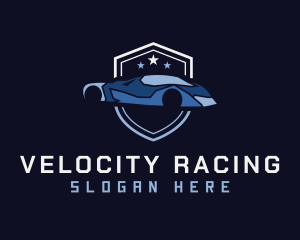 Supercar Racing Vehicle logo design