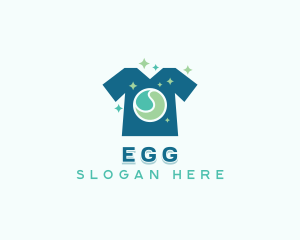 Clothes Washer - Dry Cleaning Shirt logo design