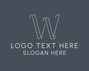 Monoline - Generic Professional Letter W logo design